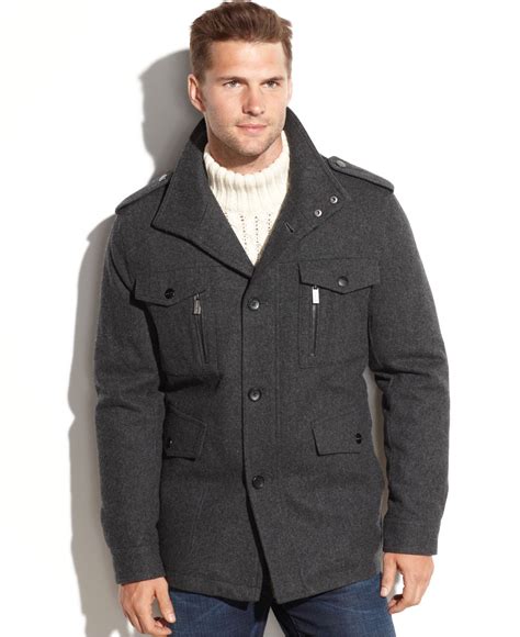 michael kors wool coat men.